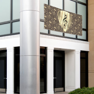 Plektrum für personalisierte Musiknote Banner