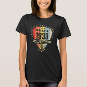 Plektrum Legends wurden im Mai 1933 Geboren Gitarr T-Shirt
