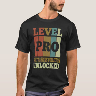 Plektrums Collector Pro Unlocks Vintager Stil T-Shirt