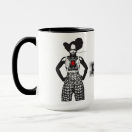 Plena Punk Puerto Rican Art Tasse