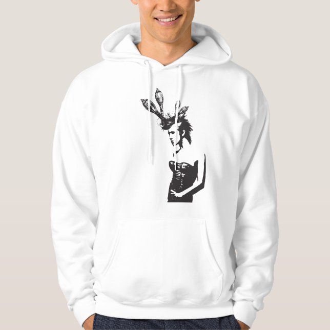 Plena Punk puerto-ricanische Kunst Herren Pullover (Vorderseite)