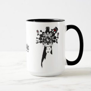 Plena Punk puerto-ricanische Kunst Tasse