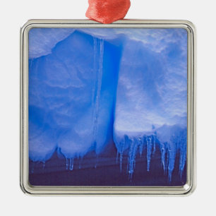 Pleneau-Eisberg-Friedhof, Antarktika: Blau Silbernes Ornament