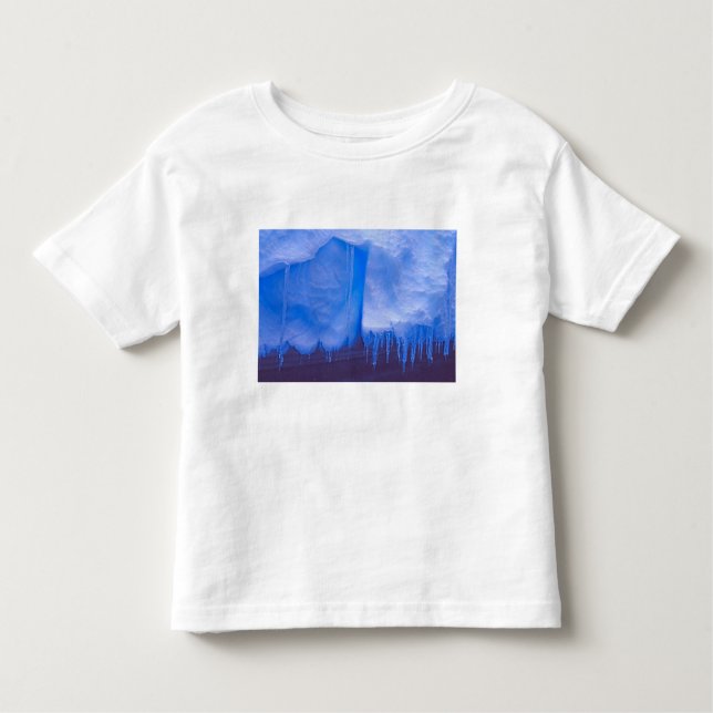 Pleneau Iceberg Friedhof, Antarktis: blau Kleinkind T-shirt (Vorderseite)