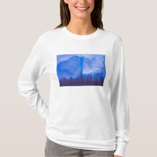Pleneau Iceberg Friedhof, Antarktis: blau T-Shirt