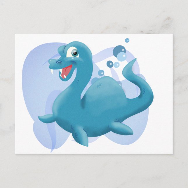 Plesiosaurus Postkarte (Vorderseite)