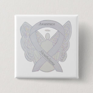 Pleuramesotheliom-Bewusstseins-Schleifen-Engel-But Button