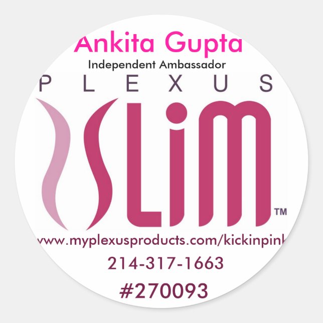 Plexus Ad Stickers (Vorderseite)