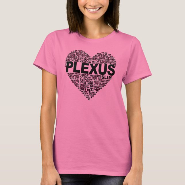 Plexus-Herz-T-Shirt/Behälter T-Shirt (Vorderseite)