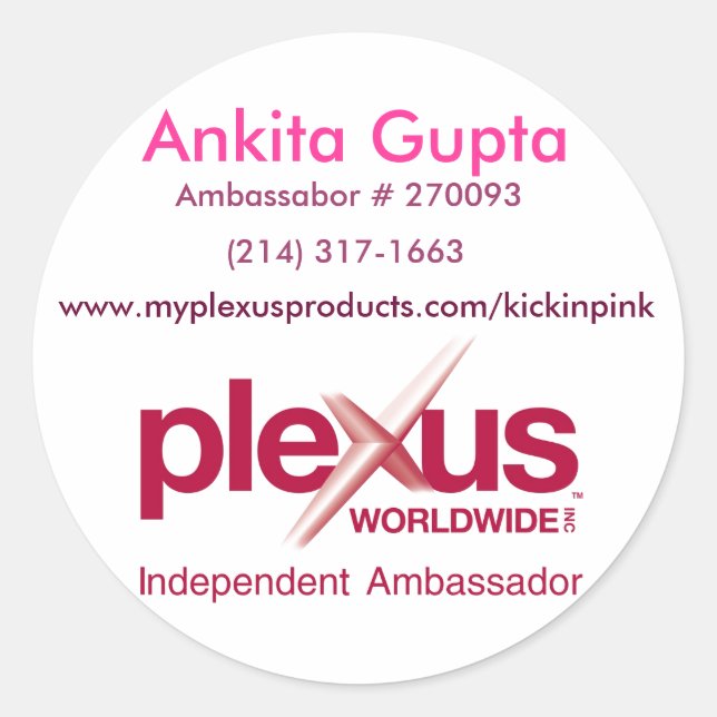 Plexus Sticker (Vorderseite)