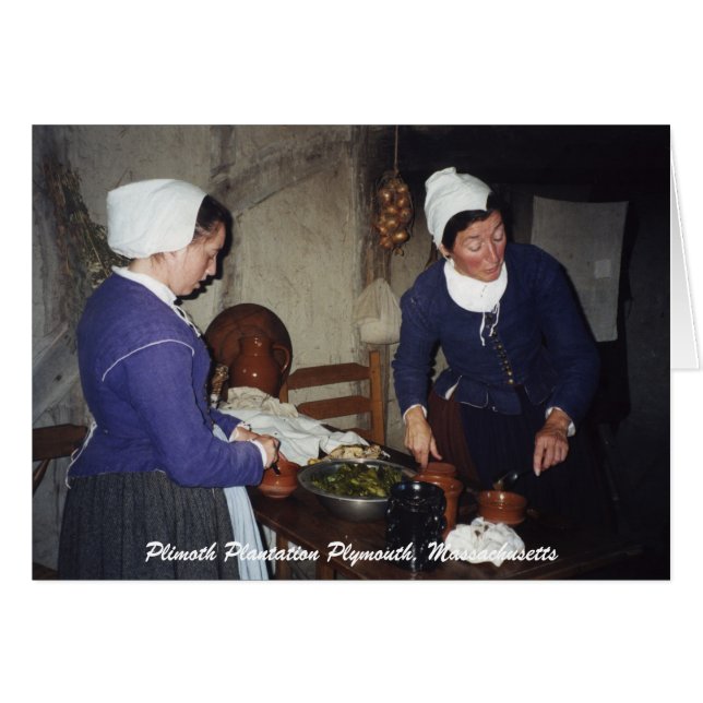 Plimoth Plantage Plymouth, Massachusetts (Vorderseite (Horizontal))