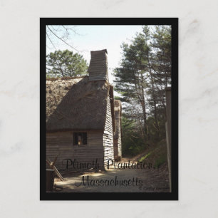 Plimoth Plantation, Massachusetts Postkarte