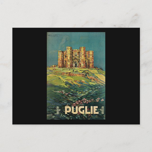 Plinio Codognato Pugile Castel del Monte Postkarte (Vorderseite)