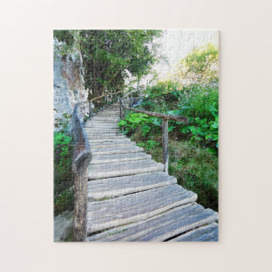 plitvice hölzerner Weg, Kroatien Puzzle