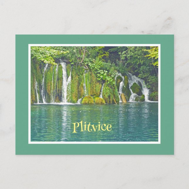 PLITVICE LAKES NATIONAL PARK, KROATIEN POSTKARTE (Vorderseite)