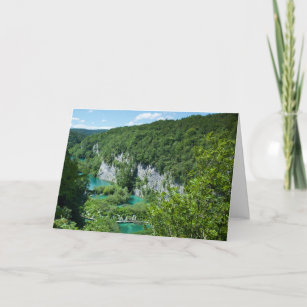 Plitvice Seen Kroatien Landschaft Fotografie Karte