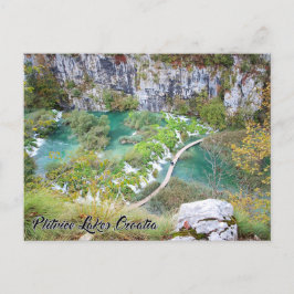 Plitvice Seen, Kroatien - Nationalpark Postcard Postkarte