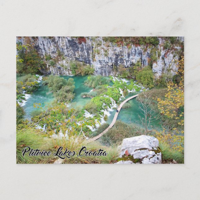 Plitvice Seen, Kroatien - Nationalpark Postcard Postkarte (Vorderseite)