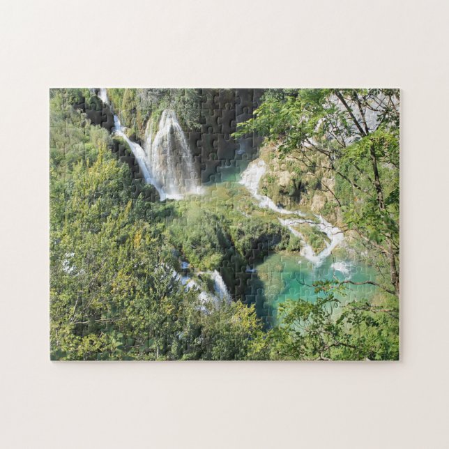 Plitvice Seen Virginia. Puzzle (Horizontal)