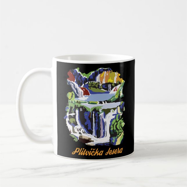 Plitvicer Seen Kaffeetasse (Links)
