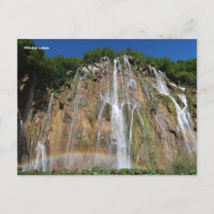 Plitvicer Seen Kroatien Feiertagspostkarte