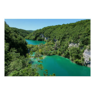 Plitvicer Seen Kroatien Poster