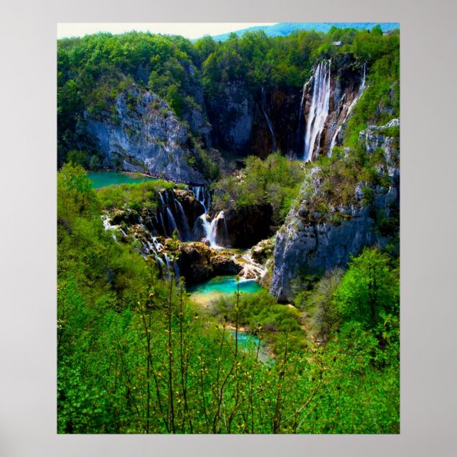 Plitvicer Seen Poster (Vorne)