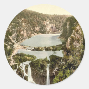 Plitvicerseen (d.h. Plitvicer See), Ermitensee, C Runder Aufkleber