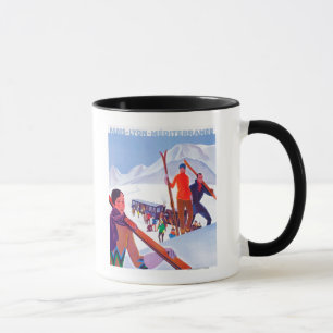 PLM-Bahnwerbeplakat Tasse