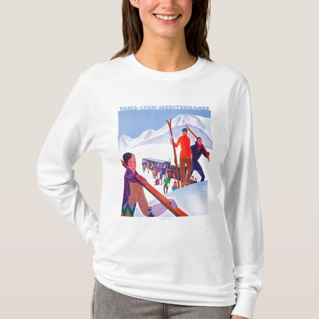 PLM förderndes Bahnplakat T-Shirt (Vorderseite)