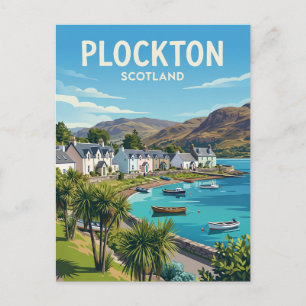 Plockton Schottland Postkarte
