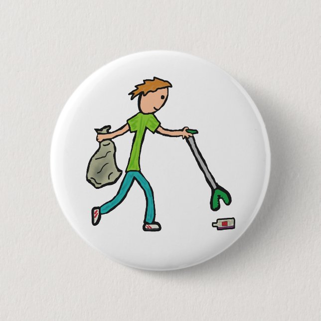 Ploggen und Litzen Picken Button (Vorderseite)