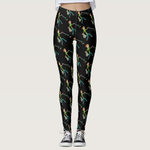 Ploggen und Litzen Picken Leggings
