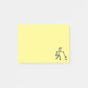 Ploggen und Litzen Picken Post-it Klebezettel
