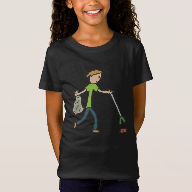 Ploggen und Litzen Picken T-Shirt (Vorderseite)