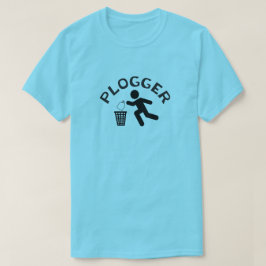 Plogger mit Läufer-Ikone Plogging T-Shirt