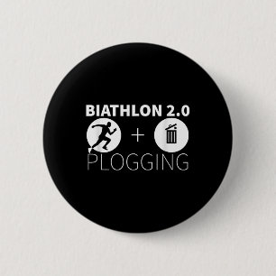 Plogging Biathlon 2.0 Joggen und Umwelt Button