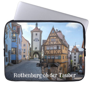 Plönlein in Rothenburg ob der Tauber, Deutschland Laptopschutzhülle