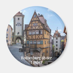 Plönlein in Rothenburg ob der Tauber, Deutschland Magnet