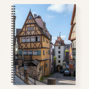 Plönlein in Rothenburg ob der Tauber, Deutschland Notizbuch