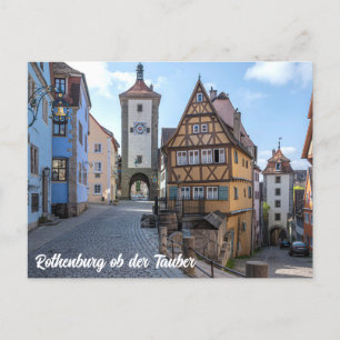 Plönlein in Rothenburg ob der Tauber, Deutschland Postkarte