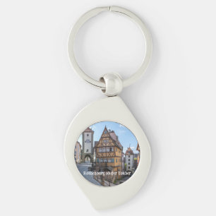 Plönlein in Rothenburg ob der Tauber, Deutschland Schlüsselanhänger