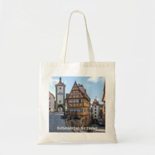 Plönlein in Rothenburg ob der Tauber, Deutschland Tragetasche