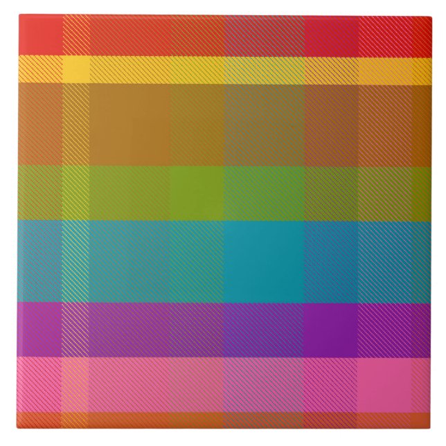 Ploomfs Kariert DGRWP Fliese (Vorderseite)