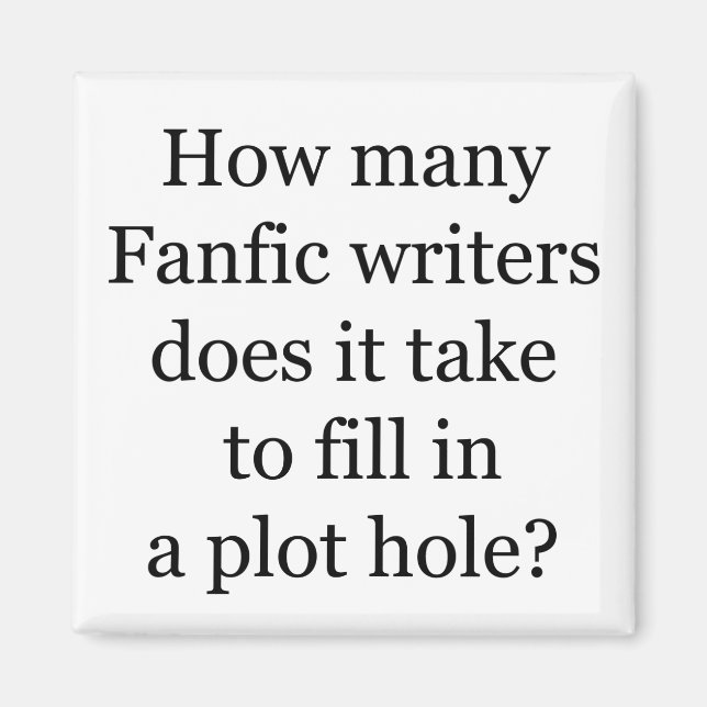 Plot Hole Magnet (Vorne)