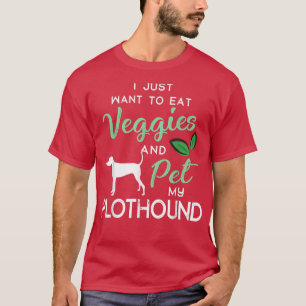 Plothound Funny Vegan Dog Lover Eigentümer Xmas Bi T-Shirt