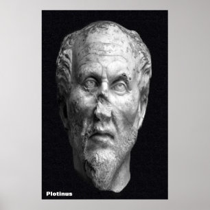 Plotinus / Griechischer Philosoph / Poster