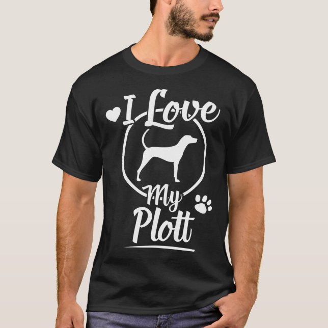 Plott Hound  2 T-Shirt (Vorderseite)