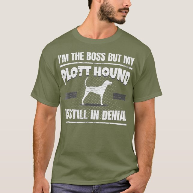 Plott Hound Dog Training Funny Dog Lover Shirt (Vorderseite)