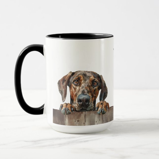 Plott Hound Hund Tasse (Links)